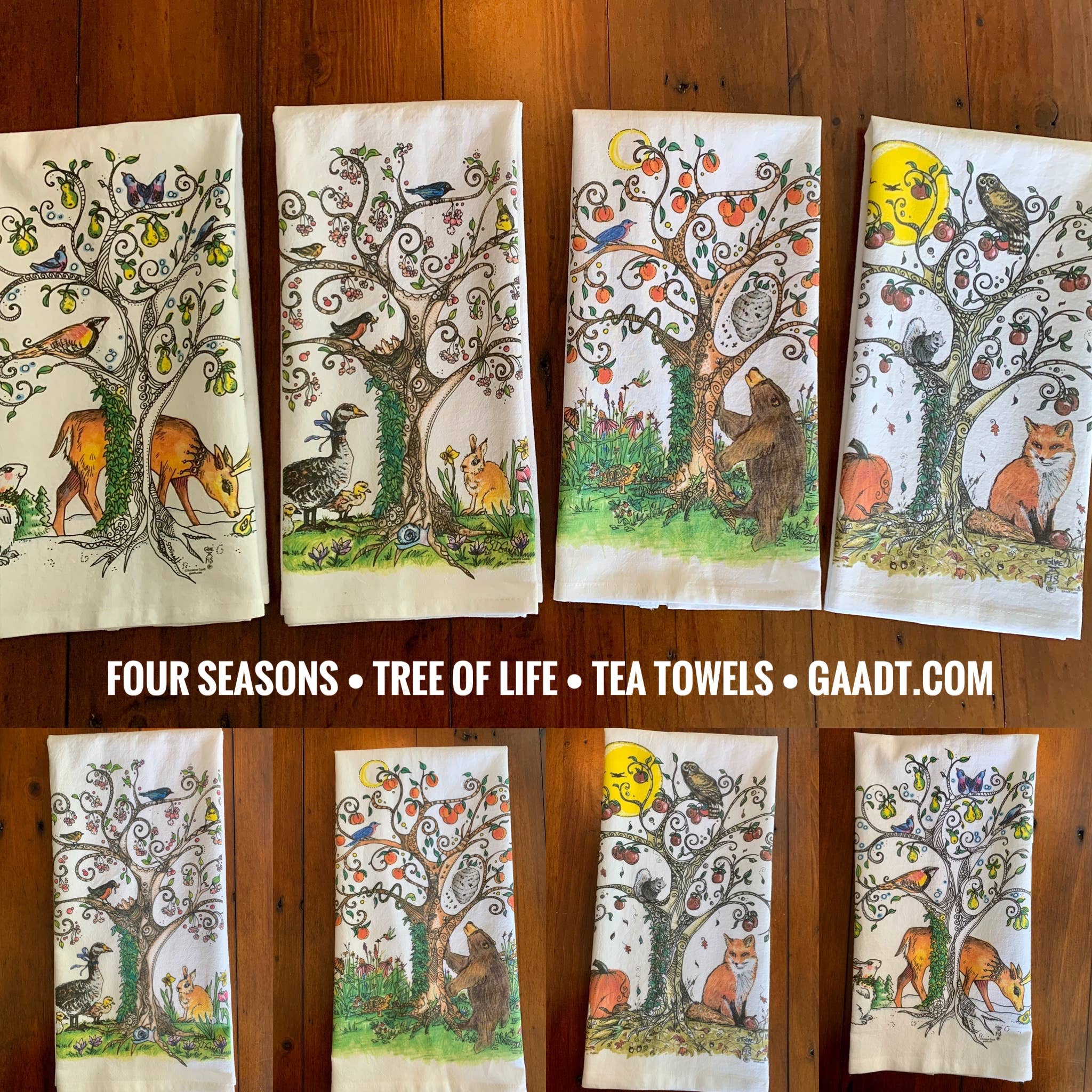 Give A Fig - Wholesale Tea Towel - Tree of Life Tea Towel7