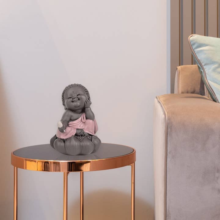 Zen'Arôme - Wholesale Decorative Figurine - Buddha Contemplation Statuette - Zen Decor and Good Luck Charm8