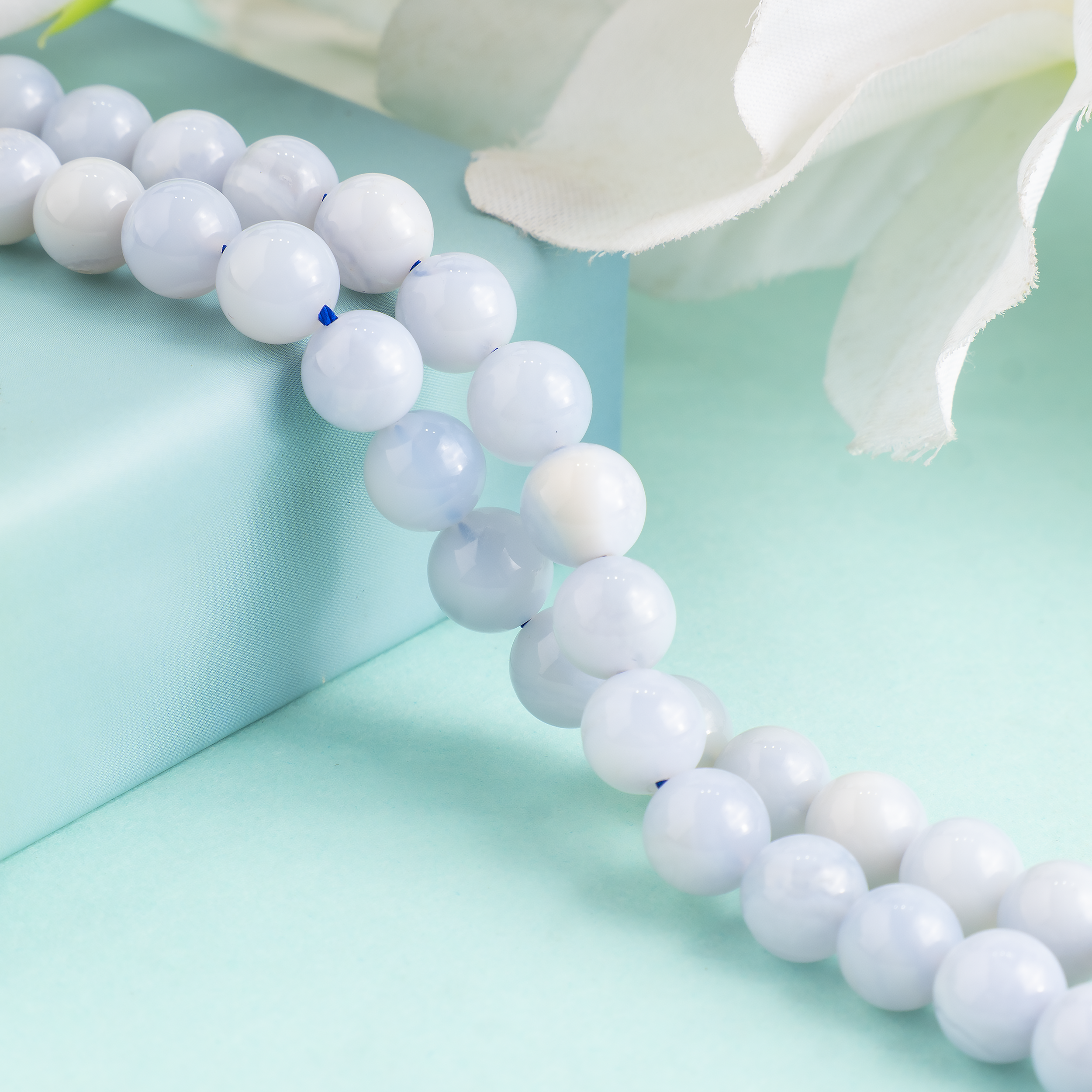 Soothing Crystals Beads – Großhandel Perlen – Kristall Schmuckperlen | Blaues Spitzenachat | Edelsteinperlen12