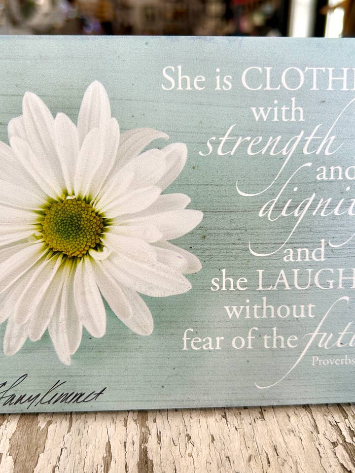 Daisy - Ready to Hang Plaque for wholesale by Subtle Verse