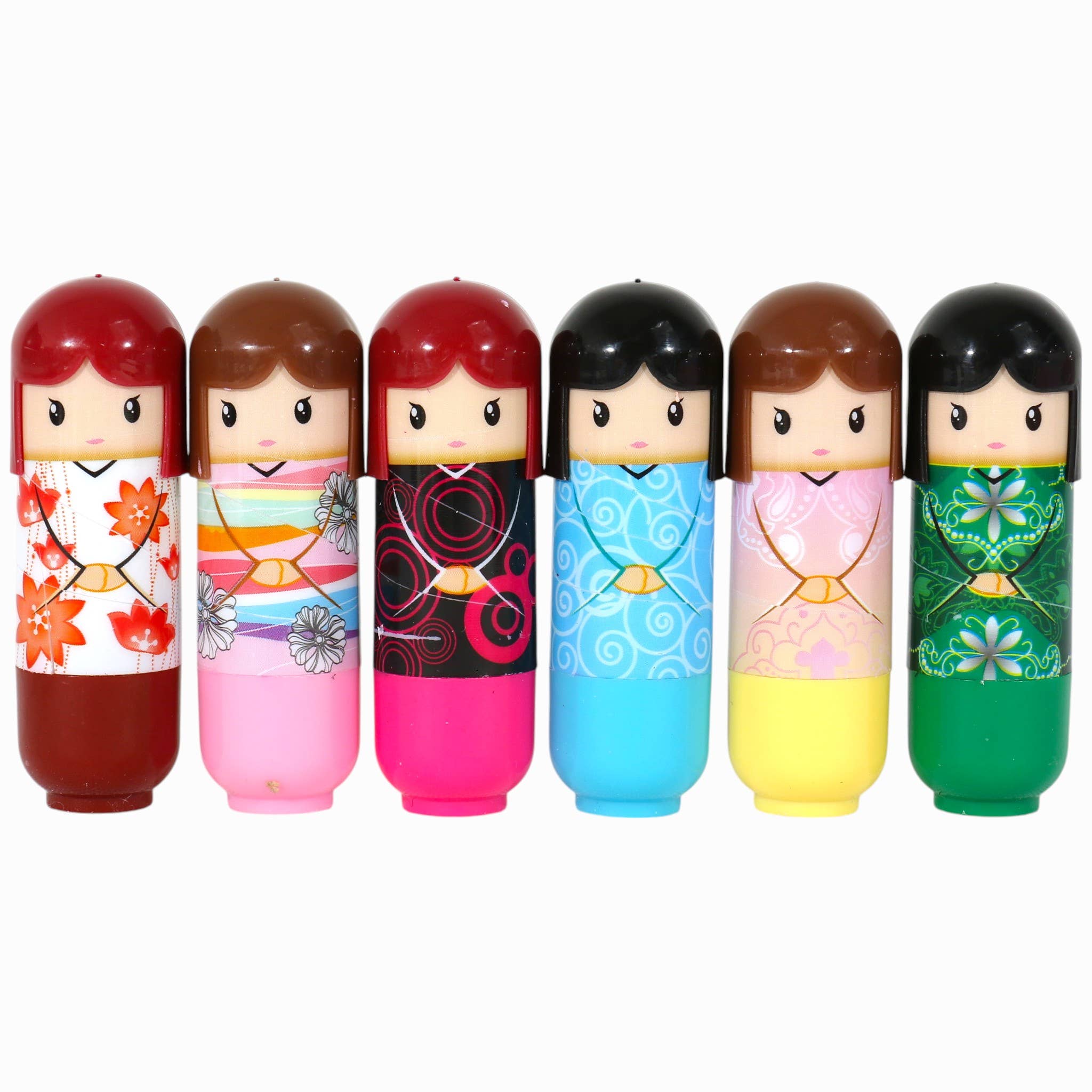 ASSORTED Doll Cartoon Lip Balm LB2322-17 (24PC) for wholesale on Faire5