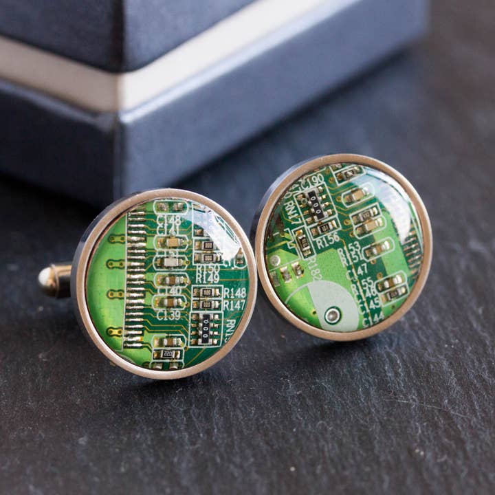 Pavlysh s.r.o. - Wholesale Cufflinks - Round cufflinks, stainless steel, resin7