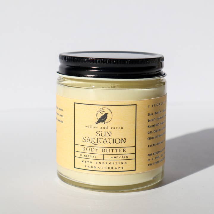 Sun Salutation Body Butter for wholesale by Willow and Raven