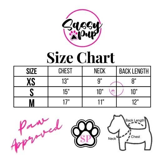 Sassy Pup LLC - Wholesale Pet Pajamas - Dog - Sassy Pup Pink Pajamas with Hearts and Paw Prints