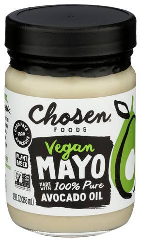 KeHE Distributors, LLC - Vente Mayonnaise - Mayonnaise Végétalienne à l'Huile d'Avocat Chosen Foods, 12 oz0