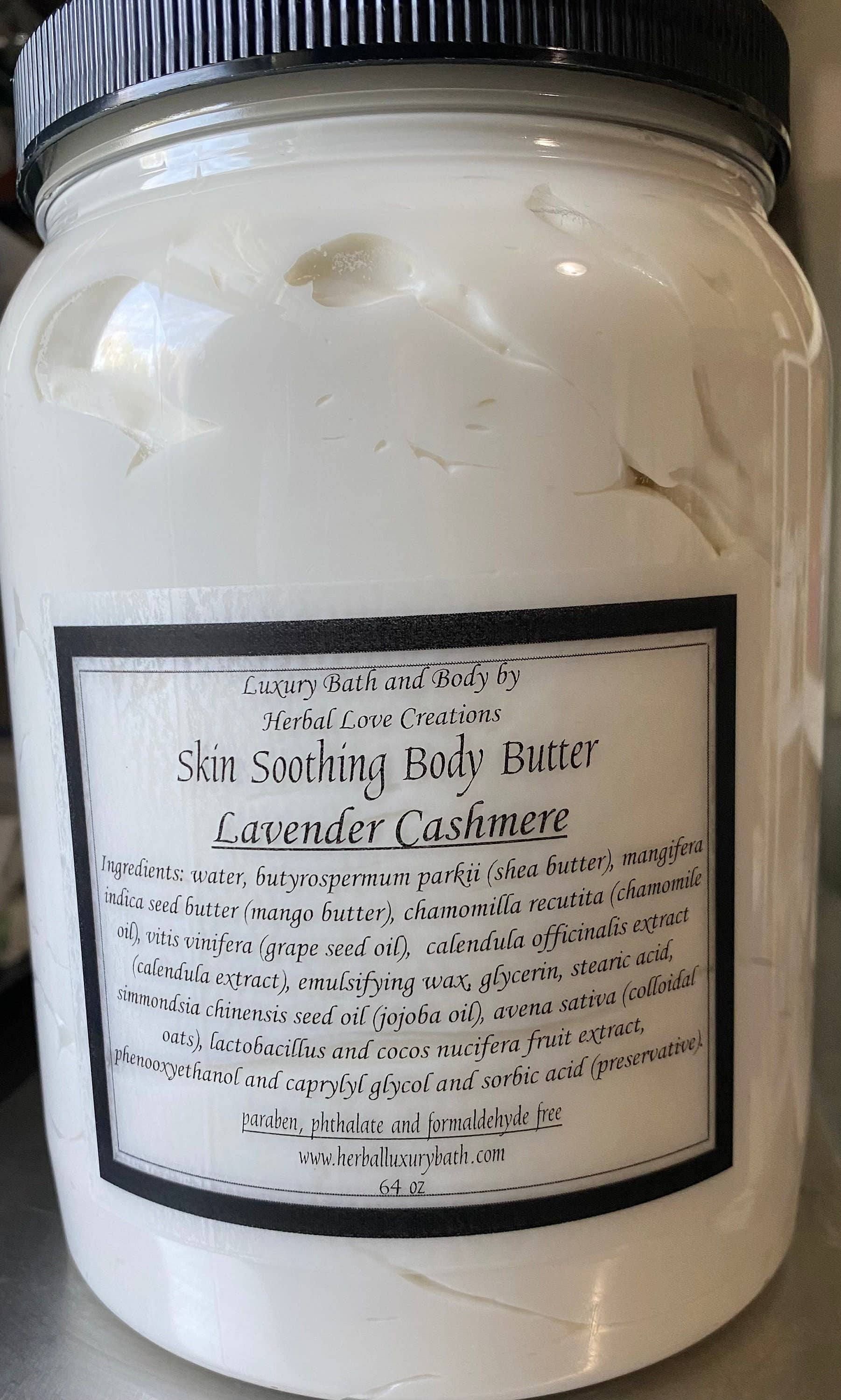 Herbal Love Creations- Luxury Bath and Body - Wholesale Body Balm/Butter - Half Gallon Soothing Whipped Body Butter4