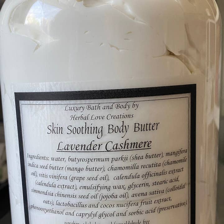 Herbal Love Creations- Luxury Bath and Body - Wholesale Body Balm/Butter - Half Gallon Soothing Whipped Body Butter4