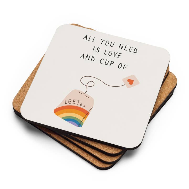 Lgbtea base de cortiça por atacado de Merchbaendchen