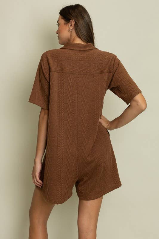 Heyson – Engroshandel Romper - Dame – LR1002_B Kortærmet Knaplukket Romper6