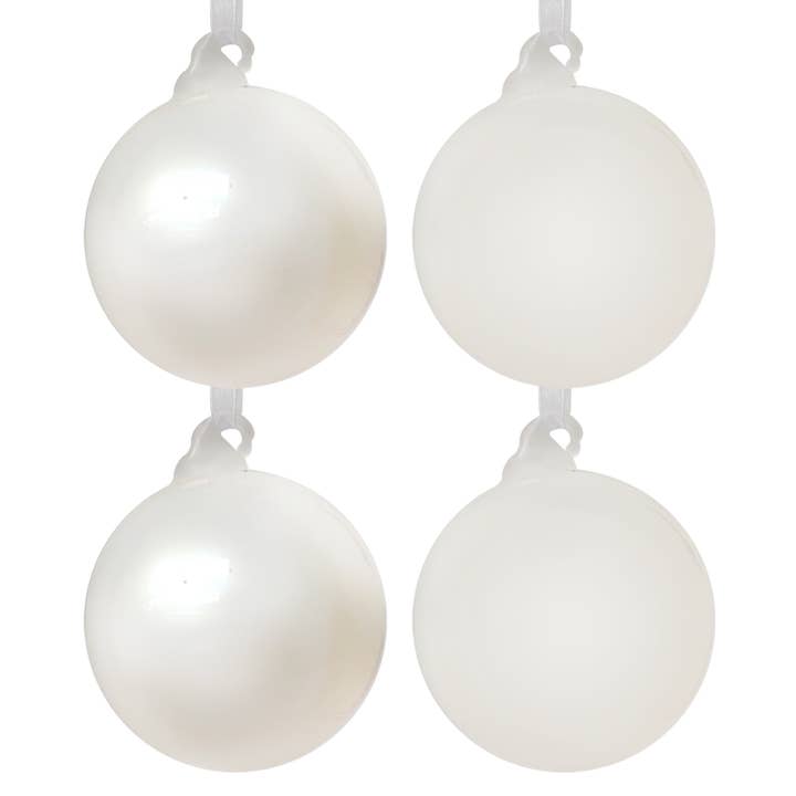Pack of 4 Glass Christmas Baubles for wholesale by Daniel James