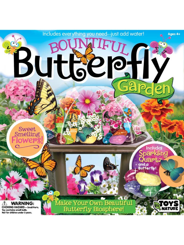 Biosphère de Terrarium du Jardin Abondant de Papillons pour la vente par Silver Circle Products