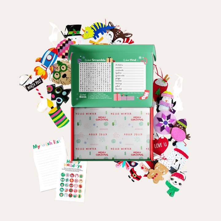 Kids Crafts, LLC. - Wholesale Advent Calendar - Countdown to Christmas Advent Calendar – 25 DIY Felt Crafts