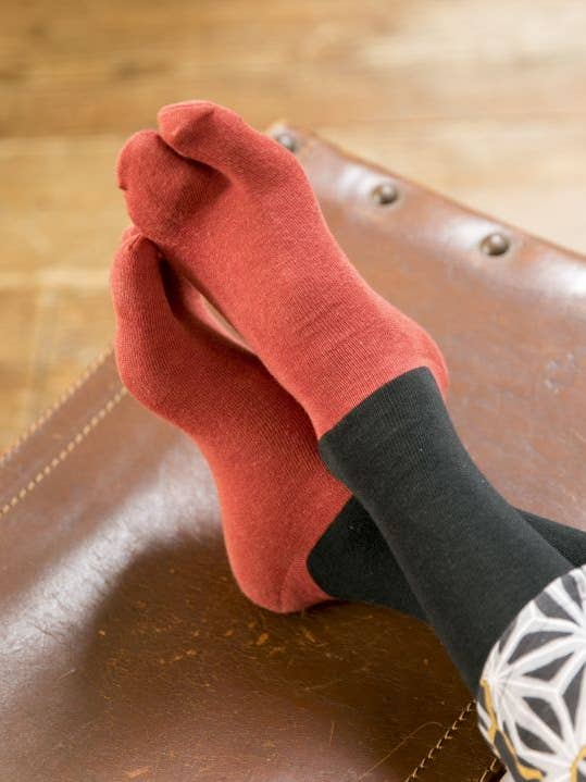 Bi Color TABI Socks 25-28cm for wholesale by Ametsuchi by Amina Collection
