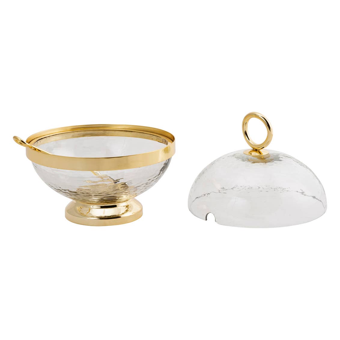 Godinger - Wholesale Appetizer Serveware - Gold Sphere Appetizer Serving Piece2