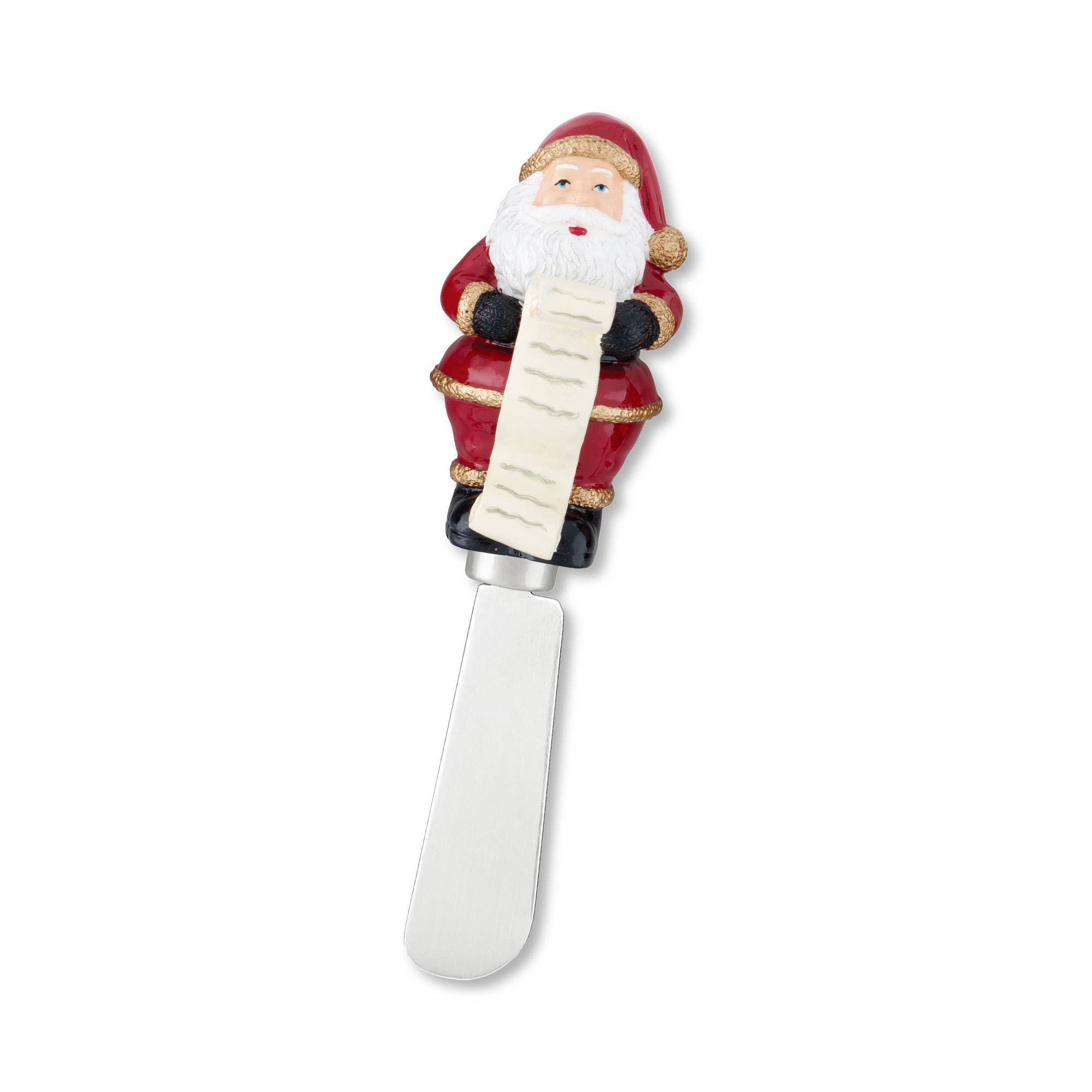 Supreme Housewares - Wholesale Cheese Spreader - Ho Ho Ho Polyresin Cheese Spreader1