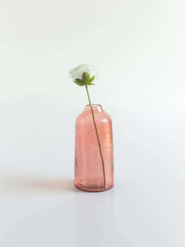 Siena Handblown Hammered Glass Bud Vases for wholesale by Creative Women Australia