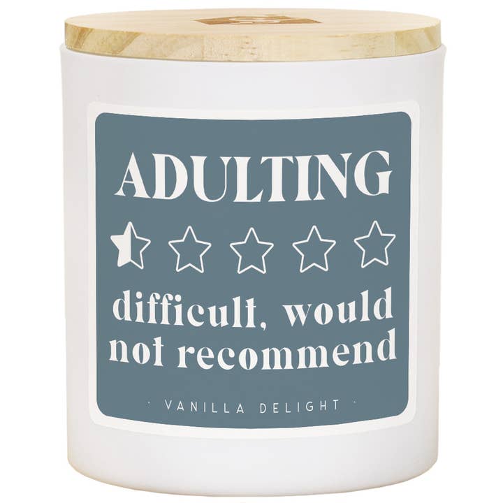 Adulting Difficult - VAN - Candles for wholesale by Sincere Surroundings