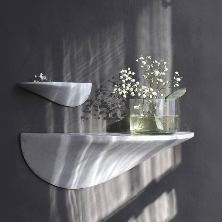 Formpoet - Wholesale Wall Mounted Shelf - Wall shelf concrete large - light grey7