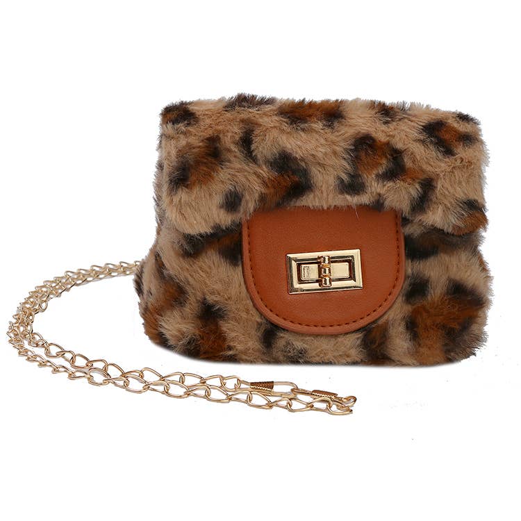 Sparkle Sisters by Couture Clips – wholesale Crossbody bag – kids – Faux Leopard Purse2