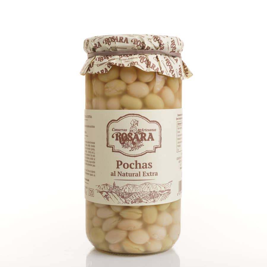 Conservas Rosara - Venta al por mayor Alubias - POCHAS (ALUBIAS) AL NATURAL TARRO 720 ml.2