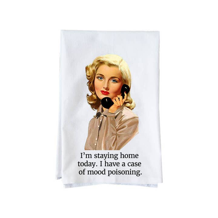 Knollwood Lane - Wholesale Tea Towel - Case Of Mood Poisoning Kitchen Towel