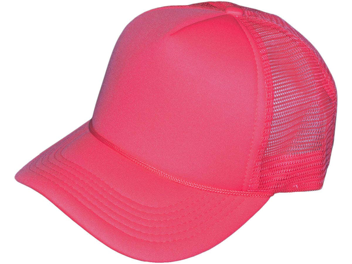 Buck Wholesale – Großhandel Trucker-Cap – Unisex – Buck Wholesale Schlichte Schaumstoff-Trucker-Caps mit Netzrückseite, mittleres Profil (44 Farben)25