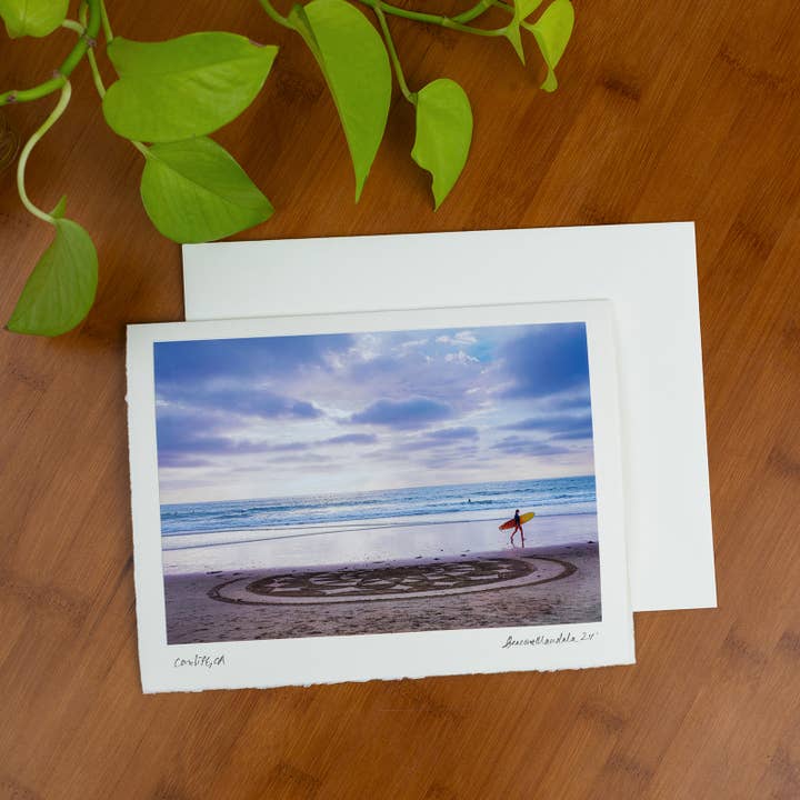 Carte de vœux Sand Mandala Art - Cardiff, CA pour la vente par Beacons Mandala