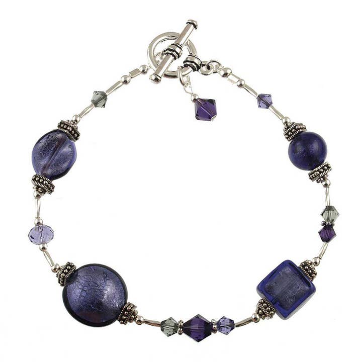 SB-160 Bracelet Plum Gorgeous for wholesale by Andrea Menghetti