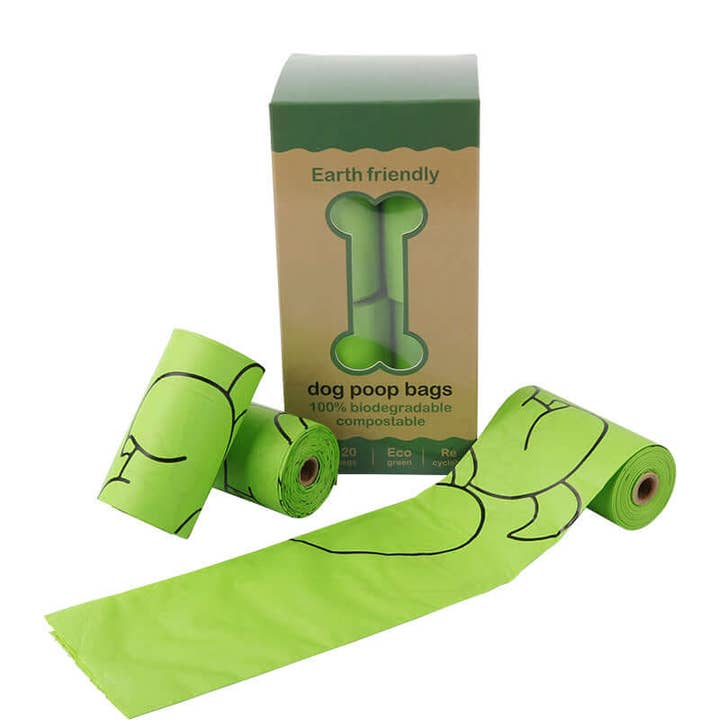 120 Compostable Poo Bags for wholesale by The Dapper Dog Club
