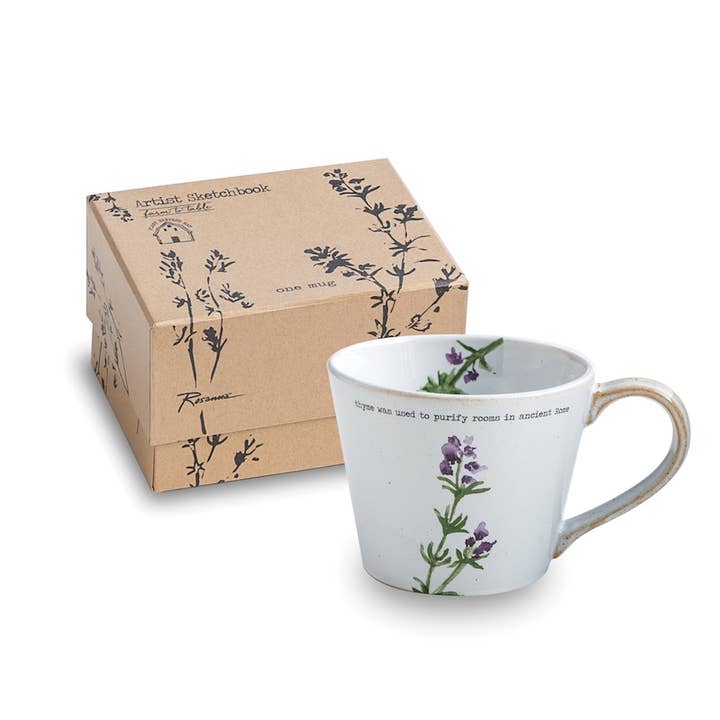 Rosanna - Wholesale Coffee Mug - Farm To Table Mug Thyme