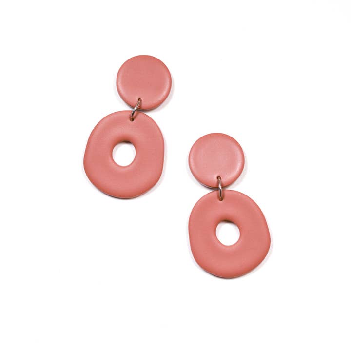 Camille Hay Jewelry - Wholesale Dangle Earrings - Organic Drop Hoops
