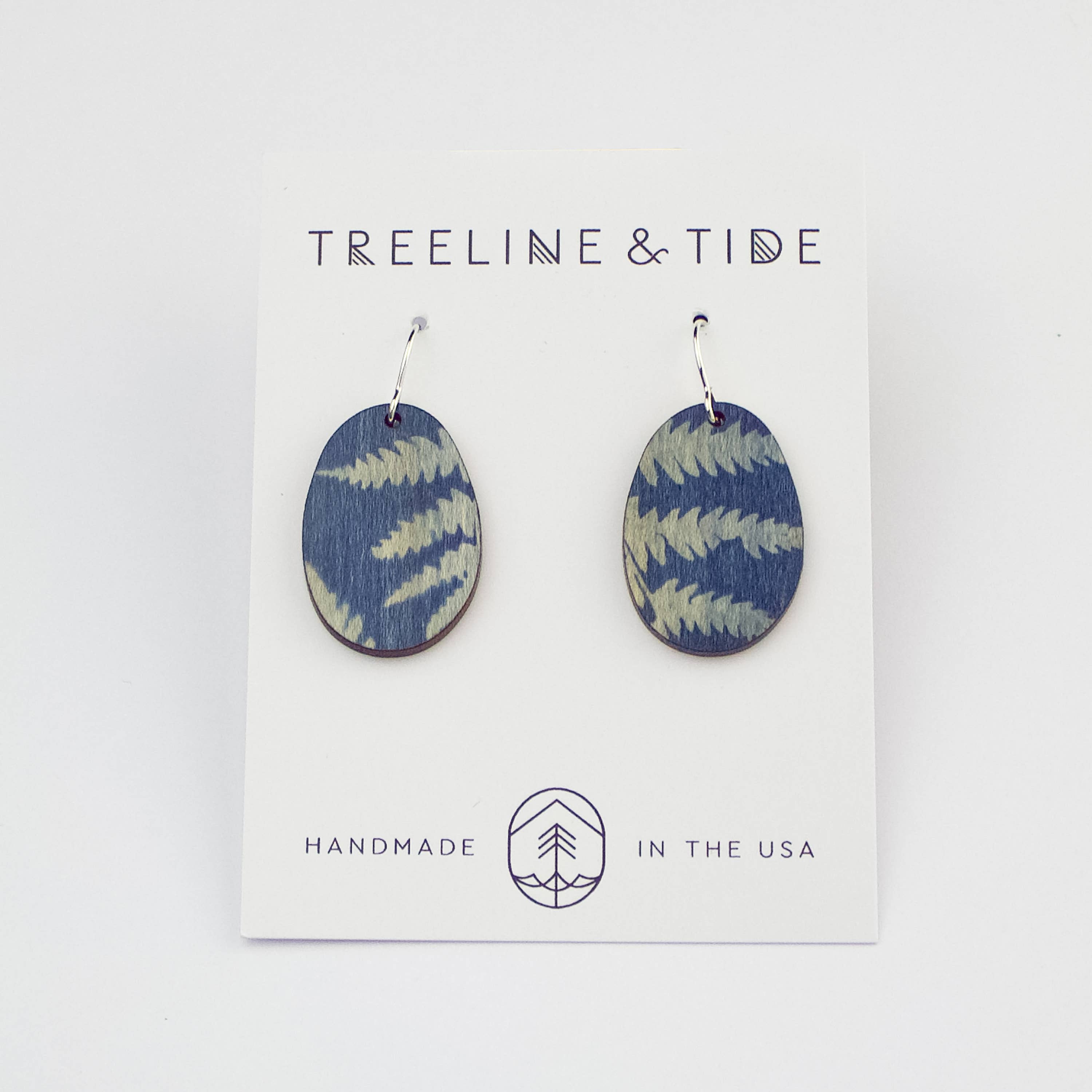 Treeline and Tide – Engroshandel Hængeøreringe og creoløreringe – Øreringe - Cyanotype3