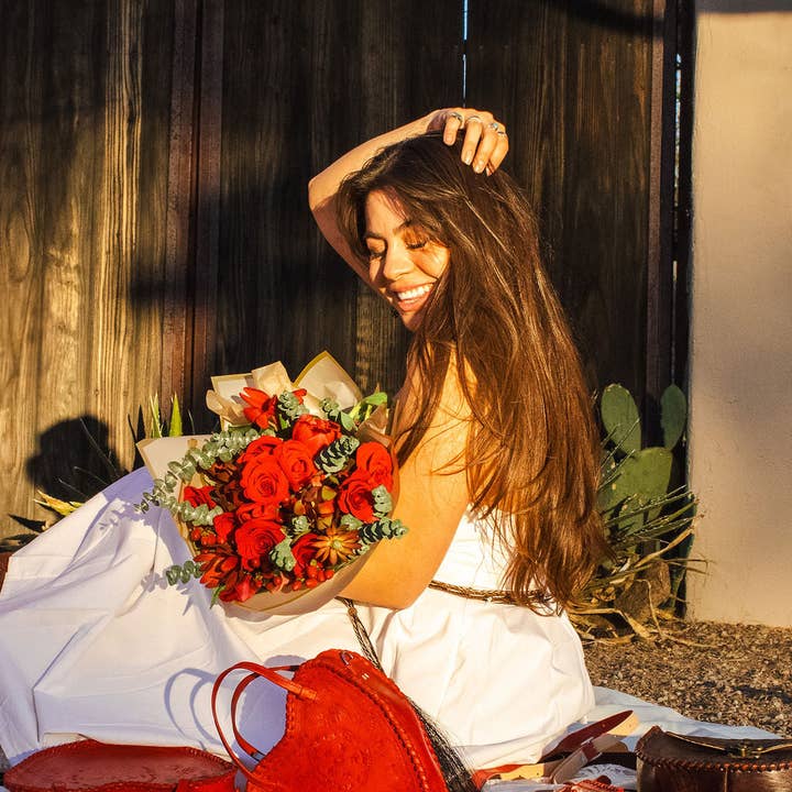 Adela Artisan Made LLC - Wholesale Crossbody Bag - Women's - Red Heart Leather Purse23