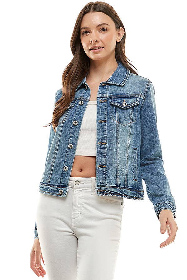 patrol jeans - Wholesale Denim Jacket - Women's - Stretched  Ladies  Casual Denim Jacket10