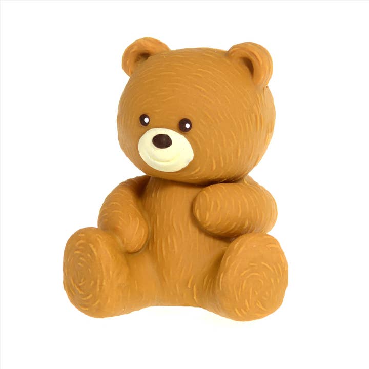 Brown Bobbi the Bear, W/Squeaker for wholesale on Faire