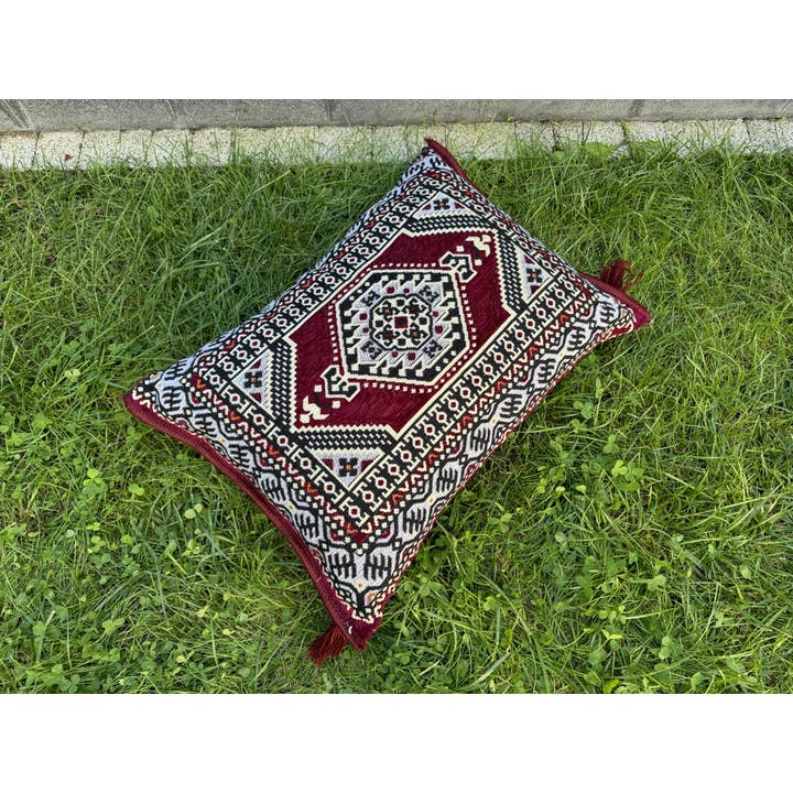 The Loom Wholesale - Wholesale Bank - Handgemaakte Vloerzitbank Set - Traditionele Ottomaanse Poef21