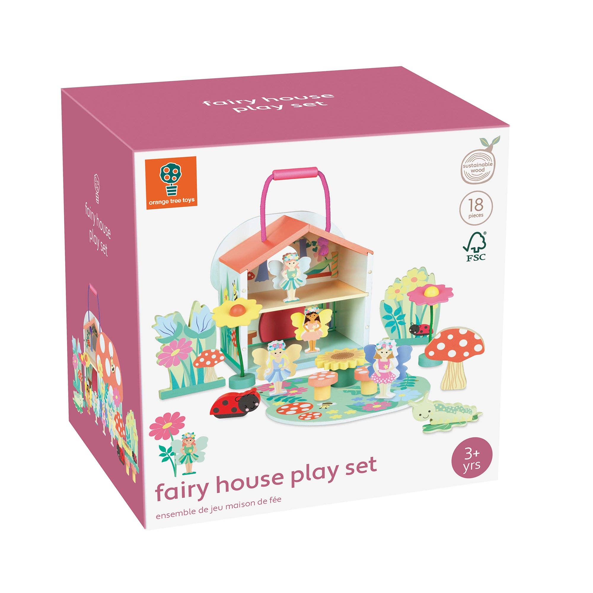 Orange Tree Toys - Wholesale Toy Set - Kids - NEW Fairy House Play Set4
