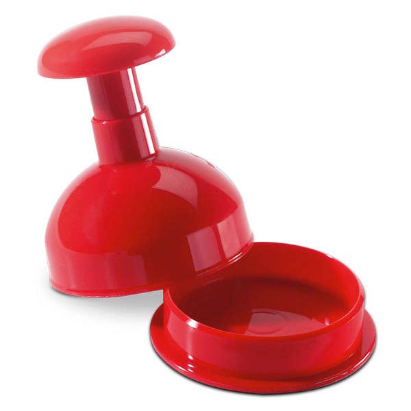 Rigamonti Pietro & Figli srl – Großhandel Küchengerät – Art. 170 LA PRESSELLA Hamburgerpresse - ROT2