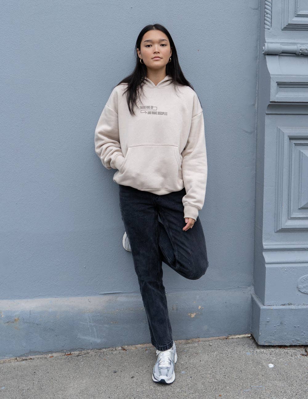 Elevated Faith - Vendita all'ingrosso Felpa con cappuccio - Donna - Felpa con cappuccio unisex Disciples Tan4