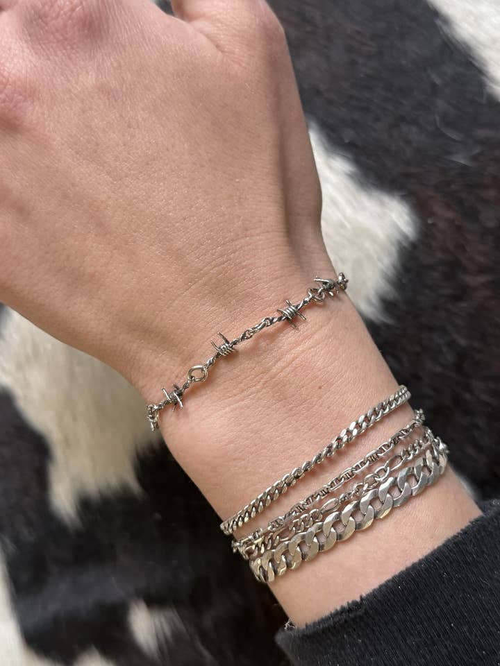 Pulseira de Arame Farpado por atacado de Velvet Moss Magic