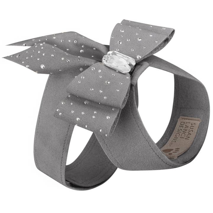 Susan Lanci Designs - Wholesale Pet harness – Dog - Silver Stardust Double Tail Bow Tinkie Harness20