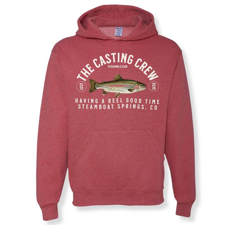 Custom Rainbow Trout Fishing Graphic Hoodie | Shop Branding for wholesale by ATTA TOOD Wholesale