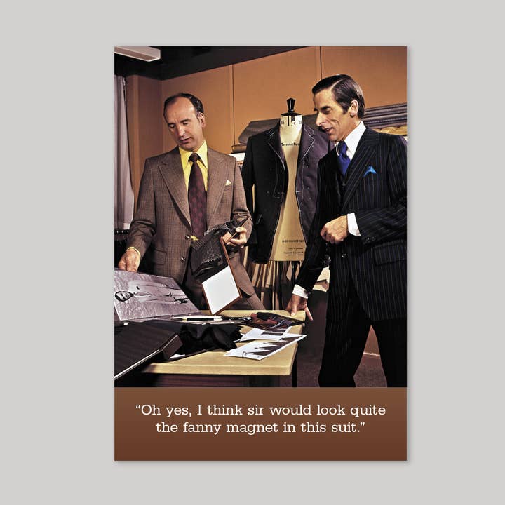 Suit You Greeting Card for wholesale by Icon
