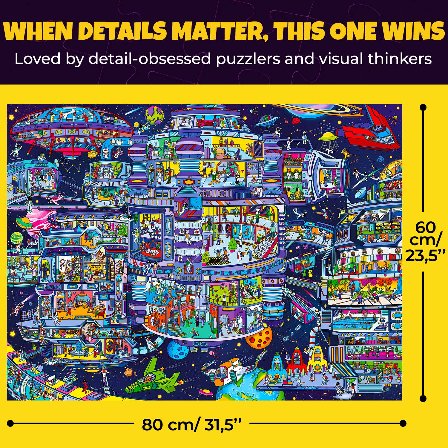 QUOKKA - Wholesale Puzzle - Adult - Puzzle for Adults 1000 pieces | Galactic Tails2