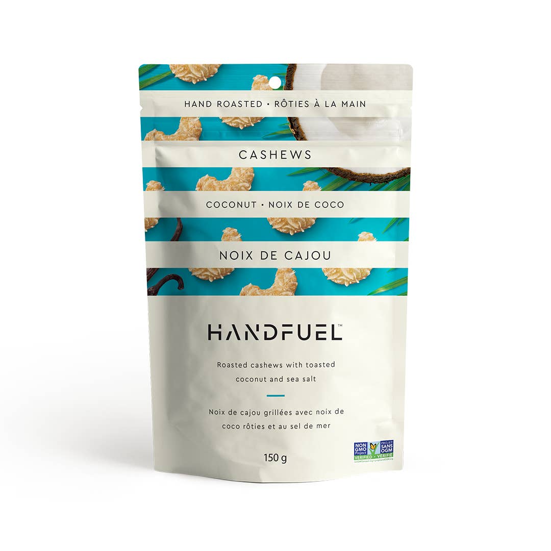 HANDFUEL – wholesale Nuts – Coconut Cashews 150g x 12