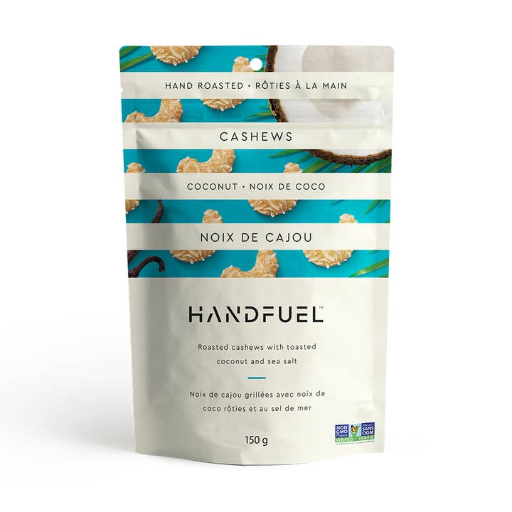 HANDFUEL – wholesale Nuts – Coconut Cashews 150g x 120