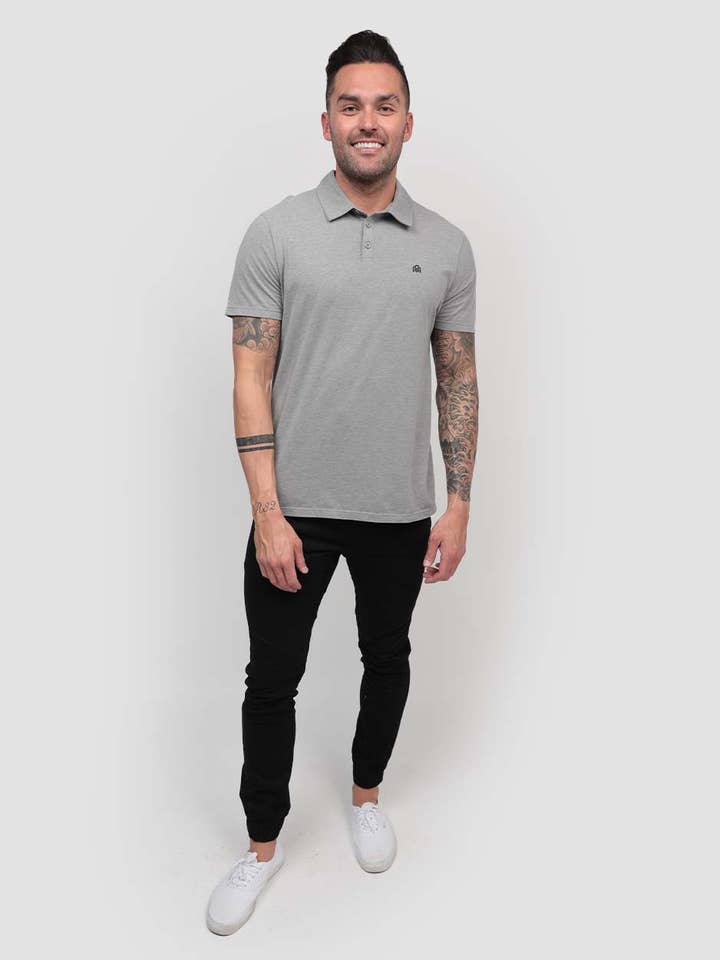 INTO THE AM - Wholesale Polo - Men's - Men's Short Sleeve Polo Shirt (Branded)31