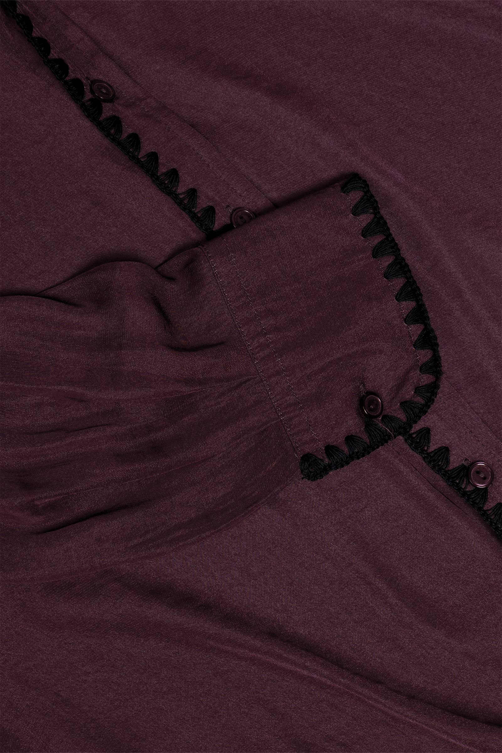 Naked Zebra – Großhandel Bluse – Damen – Bluse mit Knopfverschluss und Seidenoptik im Deckenstich3