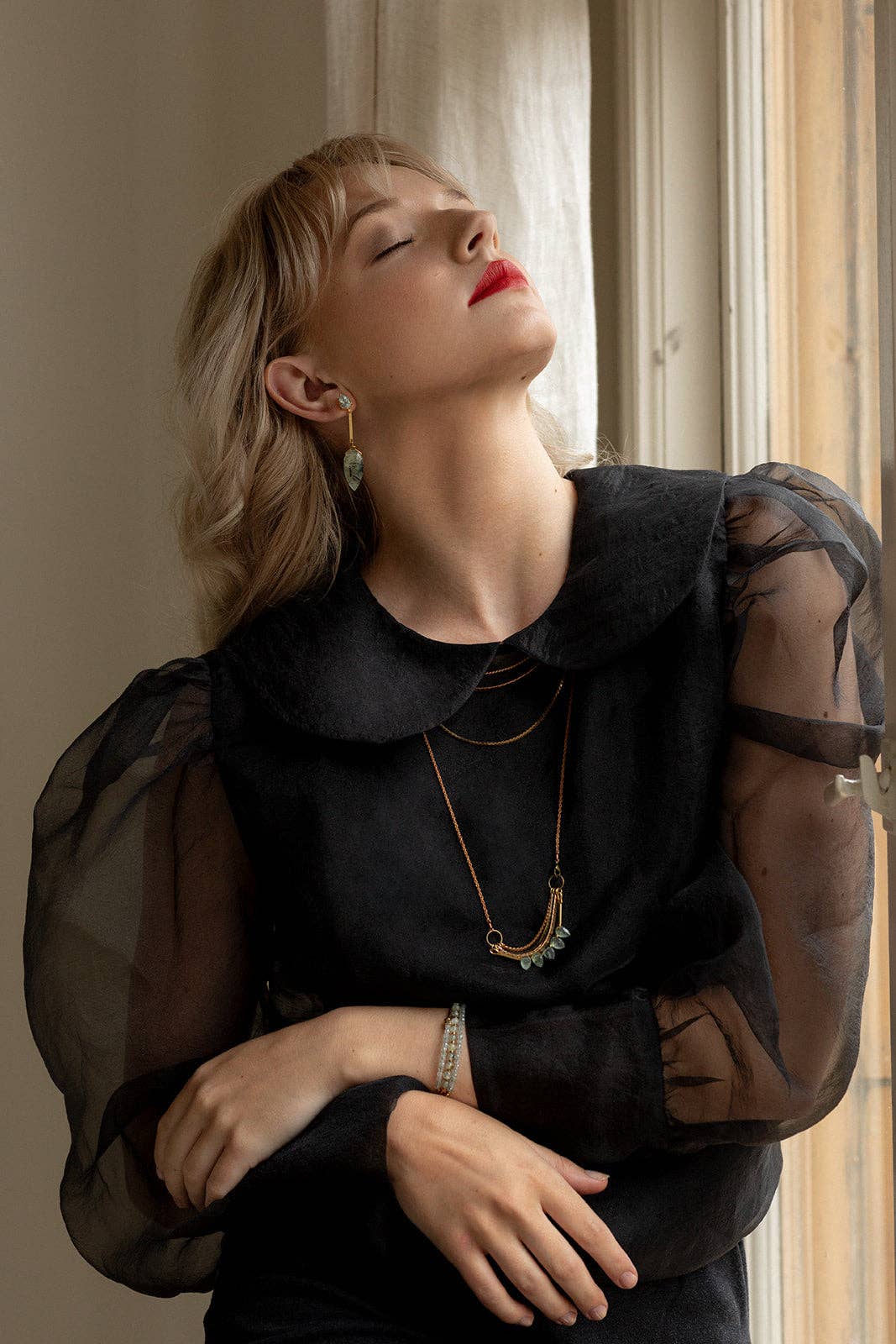 Hailey Gerrits - Venta al por mayor Collares con colgantes/abalorios - Collar 2 en 1 Yama3