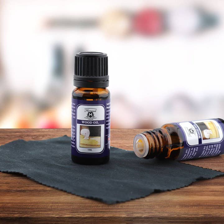 Haryali London - Wholesale Wood Butter - Natural & 100% Pure Organic 10ml Wood Oil For All Types of Wood - Protect Against Scratches5